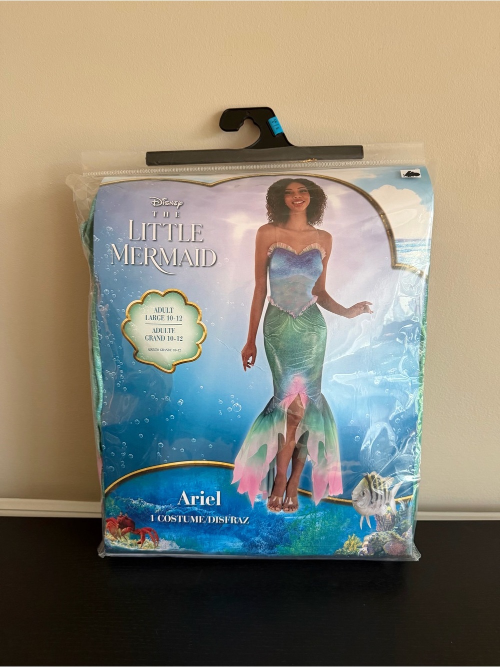 Disney The Little Mermaid Ariel Adult L Costume Dress Multicolor 786